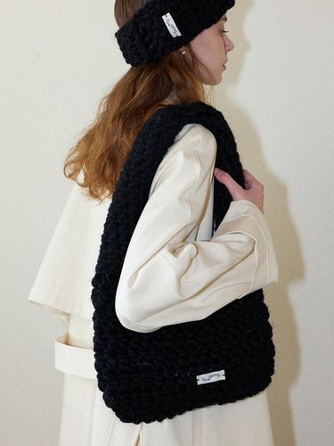 Wool 100% Handmade Crochet Shoulder Bag _ - Slowslowly - Modalova