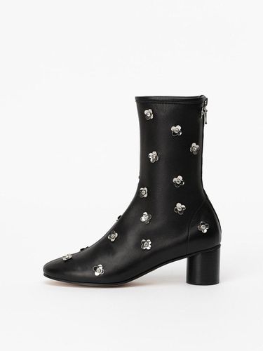 Fleurine Embellished Boots in BLACK - CHAUSSURE LAPIN - Modalova