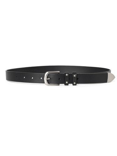 Standard Stud Leather Belt [Black] - Millo Archive - Modalova