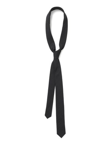 Sliding Wool Slim Tie [Black] - Millo Archive - Modalova