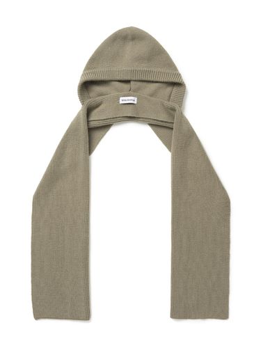 Loop Hooded Scarf [Khaki Brown] - Millo Archive - Modalova