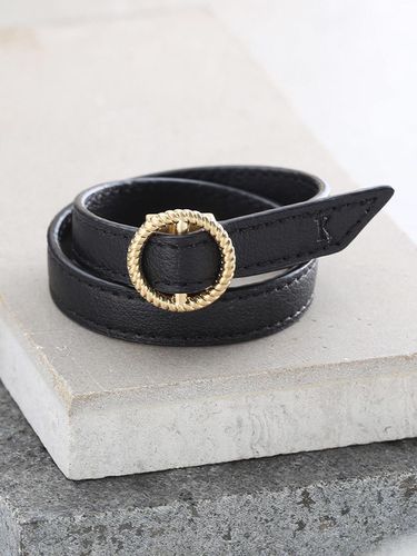 Maro Leather Bracelet - Midnight - WorthWord - Modalova