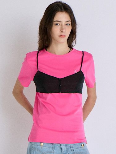 MINI LOGO T SHIRT_PINK - CELITAILS - Modalova