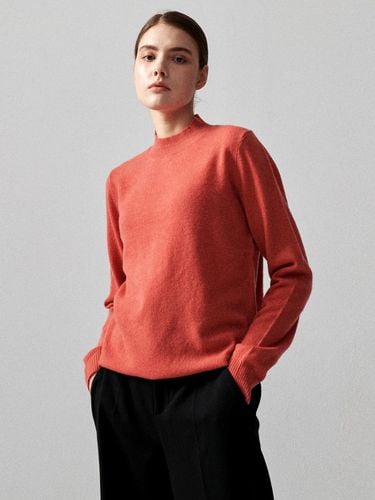 WOOL MOCK NECK KNITWEAR_PINK - White Project - Modalova