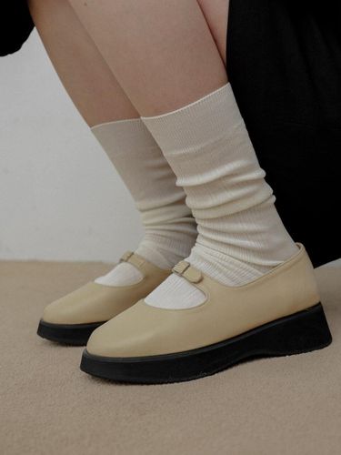 Loose middle socks - White - DONUTVINYLSHOP - Modalova