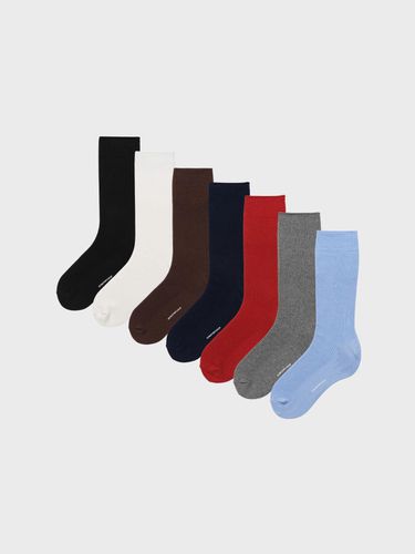 Basic rib socks (7colors) - DONUTVINYLSHOP - Modalova