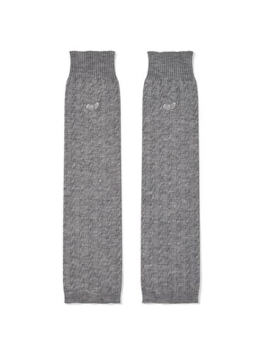 RED Cable Knit Leg Warmer [Gray] - KIRSH - Modalova