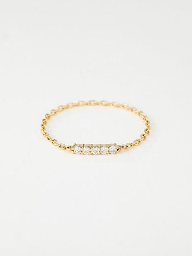 K Wrap Diamond Chain Ring JPBDR482 - JUU - Modalova