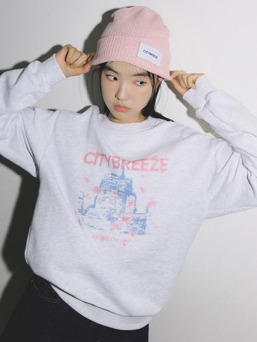 Essential City Glow Sweatshirt - Melange White - CITYBREEZE - Modalova