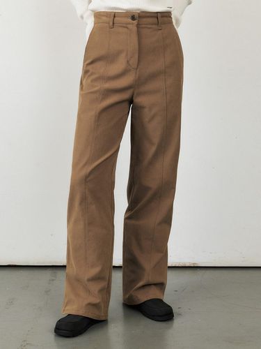 Cotton Gabardine Pants - Brown - CITYBREEZE - Modalova