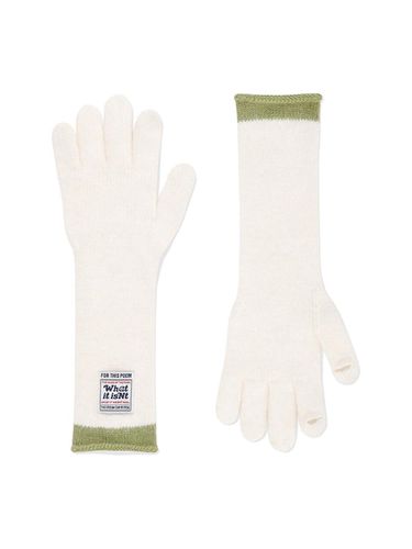 Women's soft wool Knit Glove white - Wacky Willy - Modalova