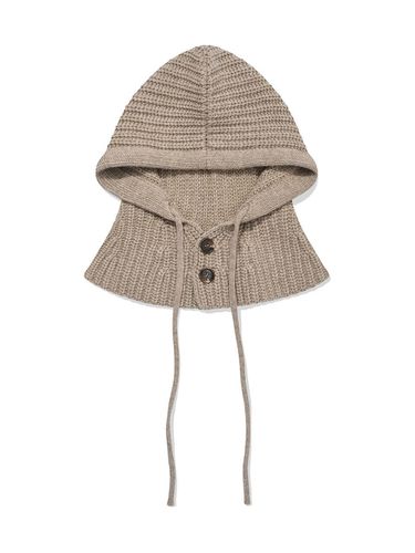 Women's Knit Balaclava Beige - Wacky Willy - Modalova