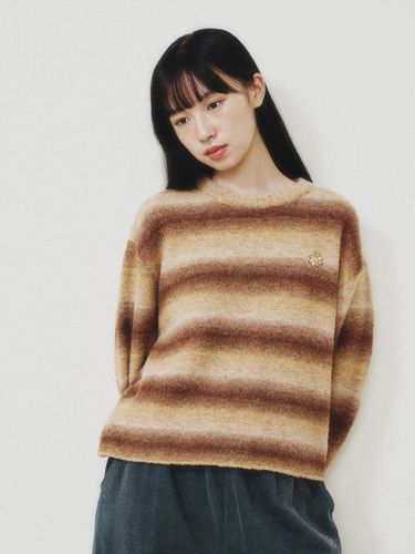 Flory Logo Gradation Pullover Brown - Wacky Willy - Modalova