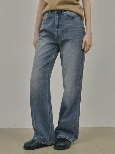 Sunk Vintage-Washed Denim Pants - TWEE - Modalova