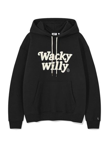 Logo Boucle Fleece-Lined hoodie - Wacky Willy - Modalova