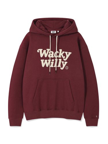 Logo Boucle Fleece-Lined hoodie - Wacky Willy - Modalova