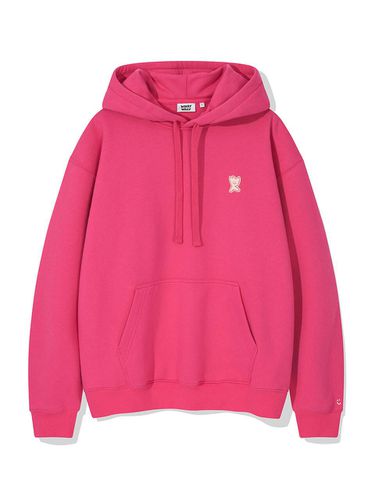 Wappen Fleece-Lined Hoodie Pink - Wacky Willy - Modalova