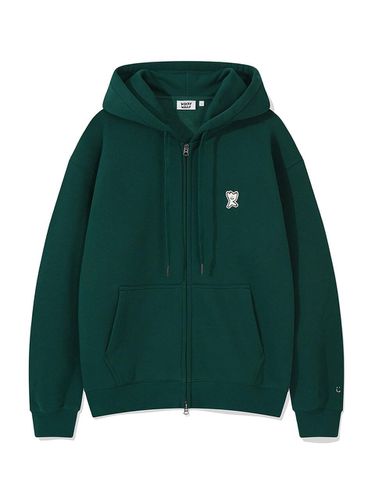 Logo Wappen Fleece-Lined Hooded Zip-Up - Wacky Willy - Modalova