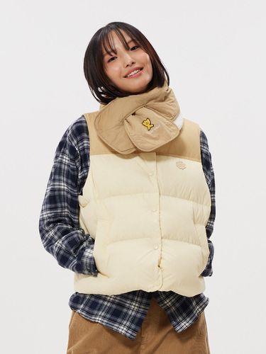 Fur Collar Down Vest_Buttery Yellow - Wacky Willy - Modalova