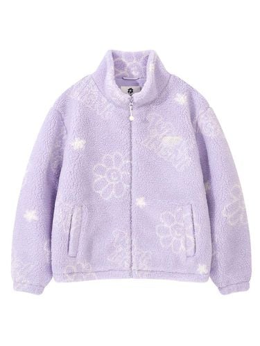 Pattern fleece zip-up jacket - Wacky Willy - Modalova