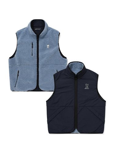 Fluffy Reversible Vest Blue - Wacky Willy - Modalova