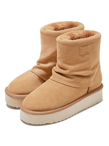 Kirsie Suede Platform Boots [Camel] - KIRSH - Modalova