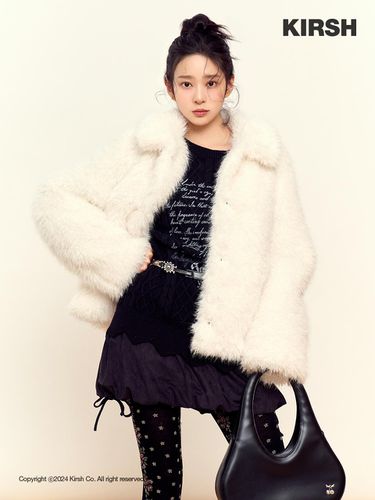 Collection fur jacket [light beige] - KIRSH - Modalova