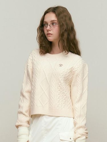 Patch Cable Knit [light beige] - KIRSH - Modalova