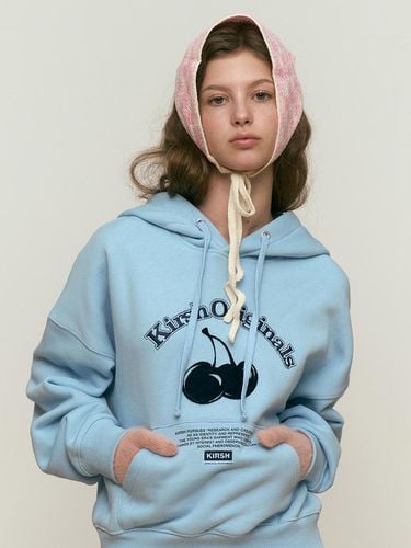 Arch logo cropped hoodie [Sky Blue] - KIRSH - Modalova