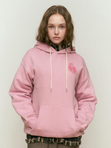 BIG DRAWING HOODIE [Dark Pink] - KIRSH - Modalova