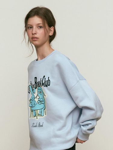 Lowkey Book Club Graphic Sweatshirt [] - KIRSH - Modalova