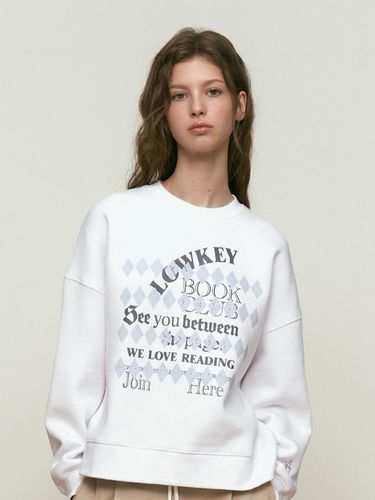 Lowkey Book Club Argyle PATTERN sweatshirt [] - KIRSH - Modalova