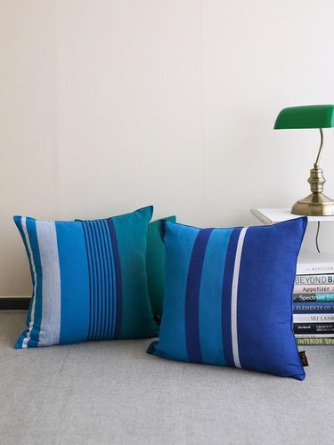 Handmade cotton cushion cover Along the Coast - ORIGO - Modalova