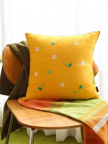 Embroidery Cushion Cover 40x40 Sunny Daisy - ORIGO - Modalova