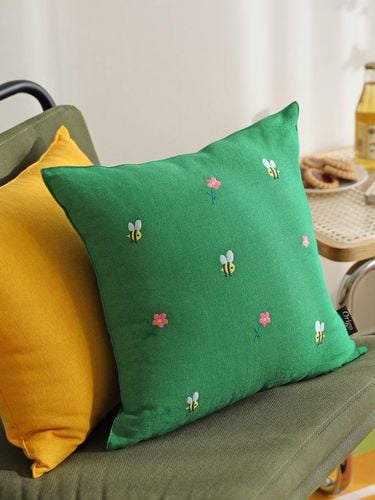 Embroidered Cushion Cover 40x40 - ORIGO - Modalova