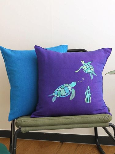 Earth Series Embroidery Cushion Cover - ORIGO - Modalova