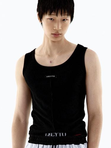 Essential Logo Sleeveless_ [Black] - LECYTO - Modalova