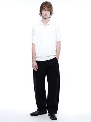 Curved Fit Denim Pants - Black - Chance’s noi - Modalova