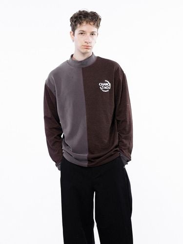 Circle Reverse Slev Half - neck Sweat - / M2 - Chance’s noi - Modalova