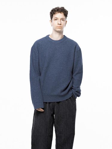 Hazzy Oversized round knit - Blue / M243TP05BL - Chance’s noi - Modalova