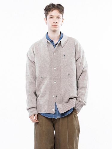 Tear Collar - neck Cardigan - Beige / M243OT03BE - Chance’s noi - Modalova