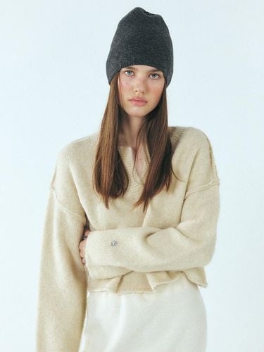 Neck - Slit Knit Pullover - ETMON - Modalova