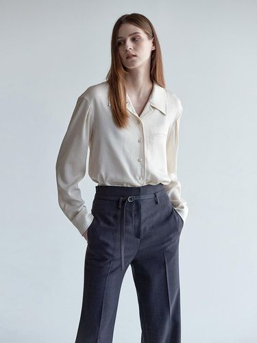 HIGHWAIST BELTED PANTS_2 COLOR - mu:arvo - Modalova