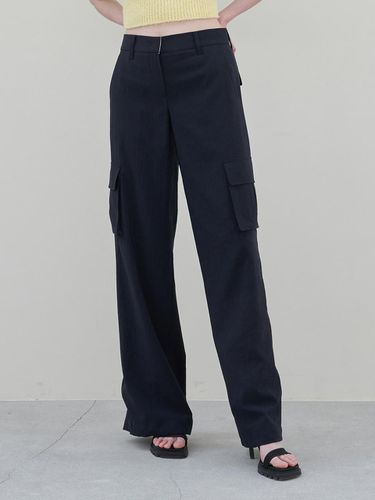 CARGO STRING PANTS_NAVY - mu:arvo - Modalova