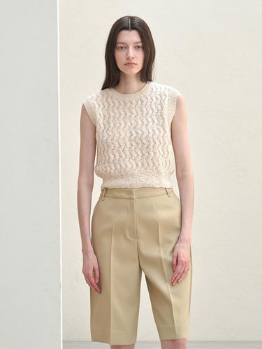 BERMUDA PANTS_YELLOW BEIGE - mu:arvo - Modalova