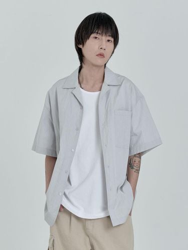 Rustle Half Shirts (L Gray) - inexcis - Modalova