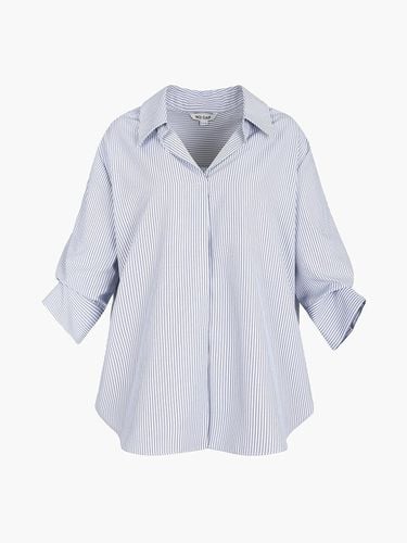 Basic Half Open Shirt Blouse A242MWB303 - NICE CLAUP - Modalova