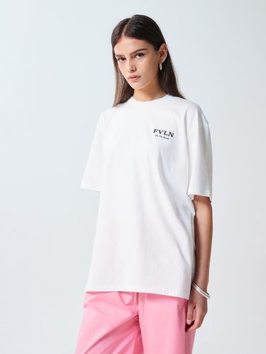 Logo Oversized T-shirt White - FIVELINE - Modalova