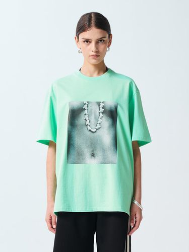 Graphic Oversized T-shirt GREEN - FIVELINE - Modalova