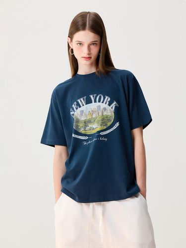 New York T-shirt Navy - FIVELINE - Modalova